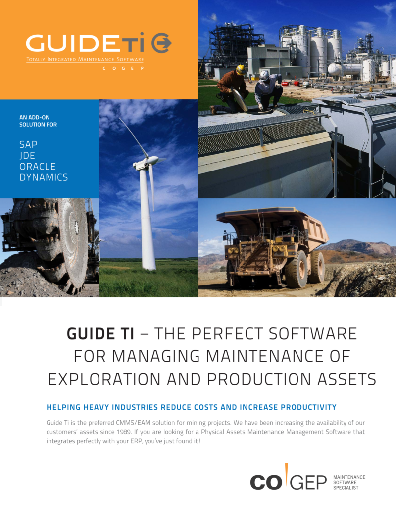 Guide Ti Icon Brochure FR - Guide Ti - CMMS - Maintenance software